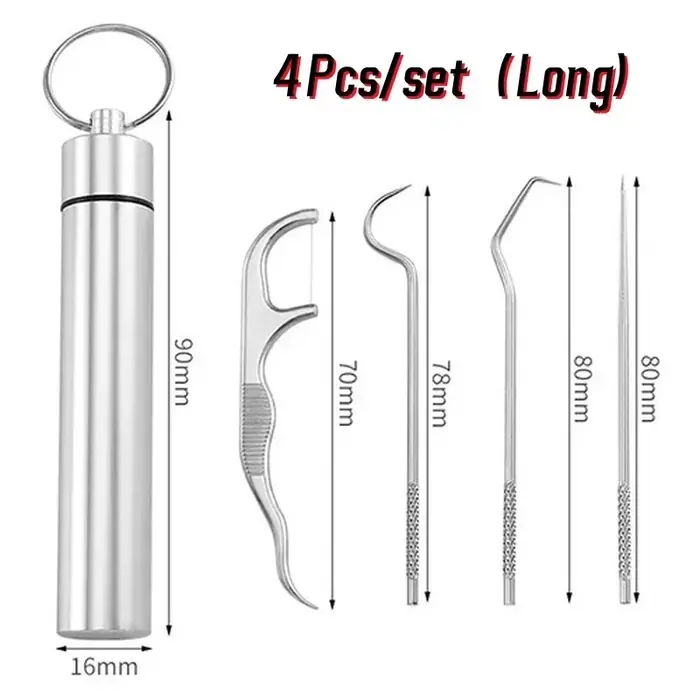 Image de Kit Soins Buccaux 4 Pièces - Nettoyage Dentaire Éco-Responsable