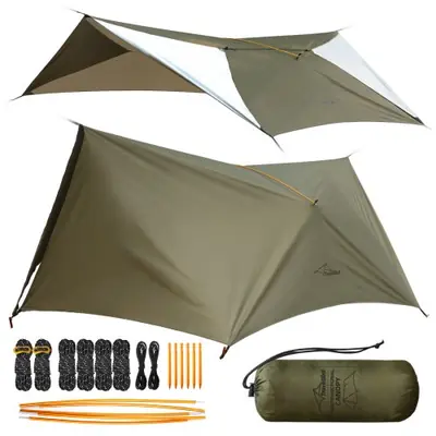 Image de Bâche Imperméable Multifonctionnelle pour Camping
