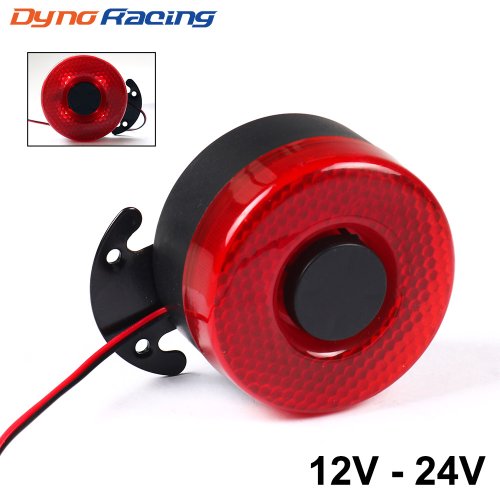 Afbeelding van DC 12 V-24 V 105dB Auto Waarschuwingssirene Geluidssignaal Backup Alarmen Hoorns Met LED Piep Omgekeerde Luchthoorn voor de Auto BX 102098