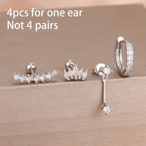 6-zilver-wit-4PCS