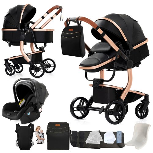 Bild von Leichter 3-in-1 Kinderwagen – Perfekt für Neugeborene & Babys
