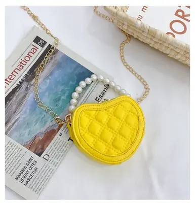 Image de Sac à Main Princesse Coeur - Mini Sac Enfant Mignon