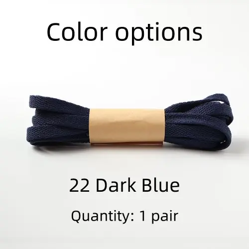 Image de Lacets Élastiques Plats Bleu Clair - Antidérapants & Durables