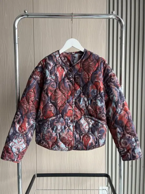 Image de Veste Imprimée Vintage Élégante Femme