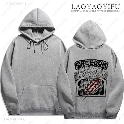 Image de Sweat à capuche unisexe 2025 - Style cri de la peur