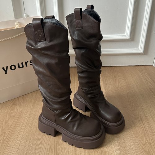 Afbeelding van Stijlvolle Vintage Laarzen voor Vrouwen - Herfst & Winter