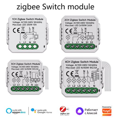 Imagen de Interruptor Inteligente Zigbee Tuya - Controla tu Hogar desde Cualquier Lugar