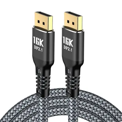 Image de Câble DisplayPort 8K 120Hz - Ultra HD pour PC, TV, Xbox