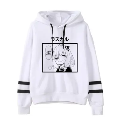Image de Sweat à capuche Spy x Family Anya Forger - Style Y2K Harajuku