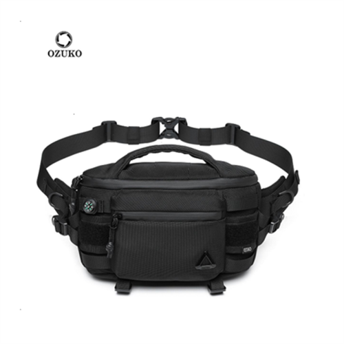 Immagine di Marsupio Tattico da Uomo Outdoor Impermeabile con Tasche Multifunzionali – Borsa da Petto Sportiva e Pratica per Attività All'Aperto