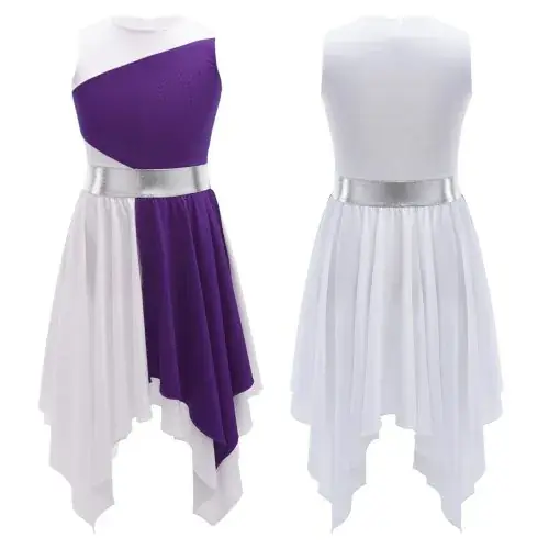 Image de Robe de Danse Lyrique pour Filles - Élégante & Spirituelle