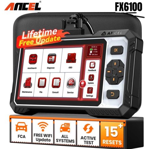 Afbeelding van OBD2 Autoscanner FX6100 – Volledige Diagnostiek voor Auto’s