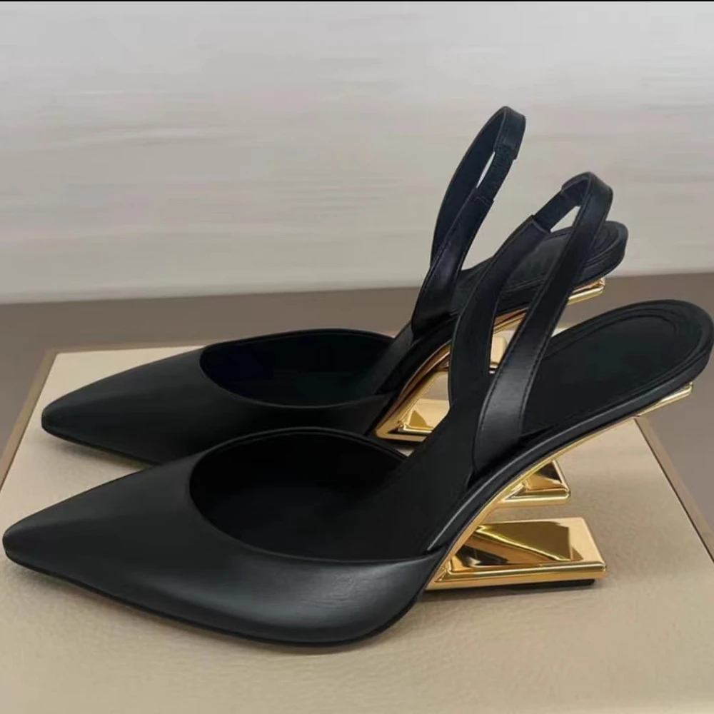 Bild von Elegante Damen High Heels mit Formferse – Moderne Bankett-Schuhe mit Halbunterstützung und zeitlosem Design