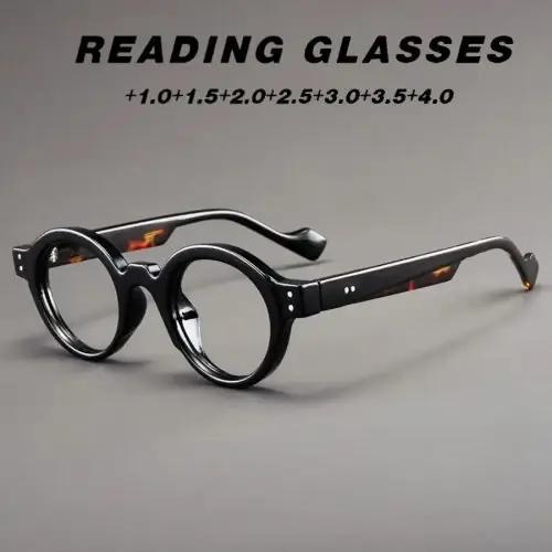 Image de Lunettes de Lecture Rétro Anti-Lumière Bleue