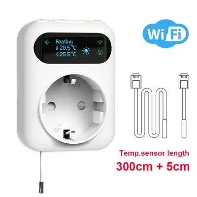 Image de Thermostat WiFi Intelligent 16A - Contrôle à Distance & Programmation