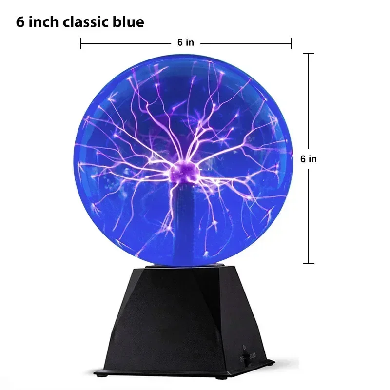 6 inch Blue EU plug