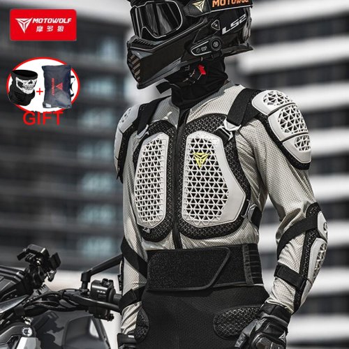 Zdjęcie Kurtka Motocyklowa z Ochraniaczami – Ochrona i Styl w Jednym