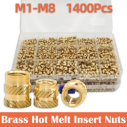 Image de Kit d'écrous filetés thermofusibles pour impression 3D