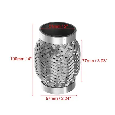 Image de Connecteur de Silencieux Flexible en Acier Inoxydable
