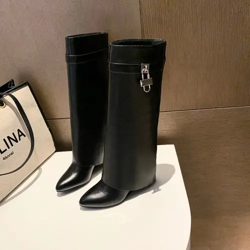Image de Bottes Moto Sexy au Dessus du Genou Femme