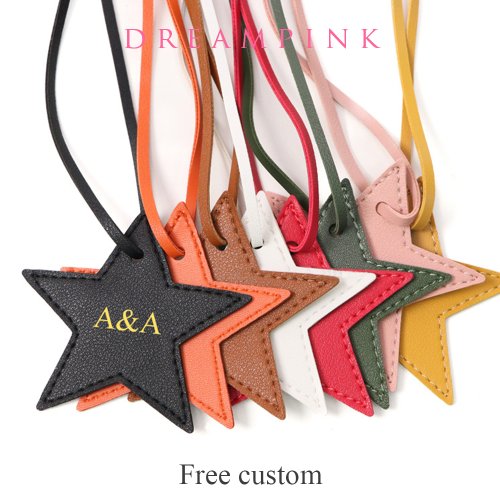 Bild von Personalisierter Buchstaben-Anhänger mit Lucky Star – Stilvolles DIY Geschenk