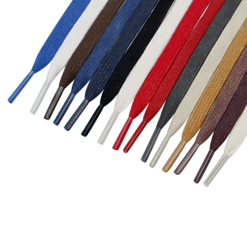 Image de Lacets Coton Ciré 8mm - Design Élégant & Robuste