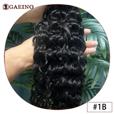 Image de Extensions de Cheveux Vagues Naturelles - Châtain & Blond Bronzé