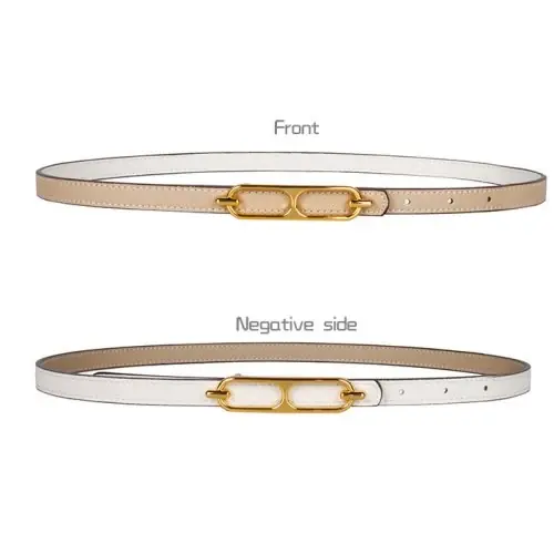 Image de Ceinture en Cuir Double Face Tendance 2023