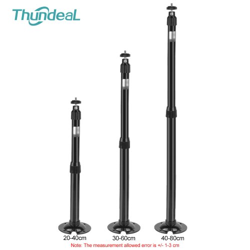 Afbeelding van Zwart Aluminium Projectorbeugel voor Plafond en Muur – 40cm, 60cm, 80cm – Geschikt voor HY320, HY300Pro, TDA6W, TD80W