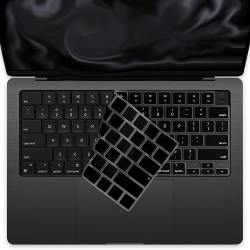 Imagen de Cubierta Protectora de Teclado para MacBook Pro y Air con Chip M1, M2, M3 y M4 - Compatible con Modelos 13, 14, 15 y 16 Pulgadas (A3112, A3113, A3114, A3185, A3186, A3401, A3403, A2941) - 2022 a 2024