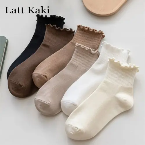 Image de Chaussettes Kawaii Courtes pour Femmes - Lot de 3 Paires