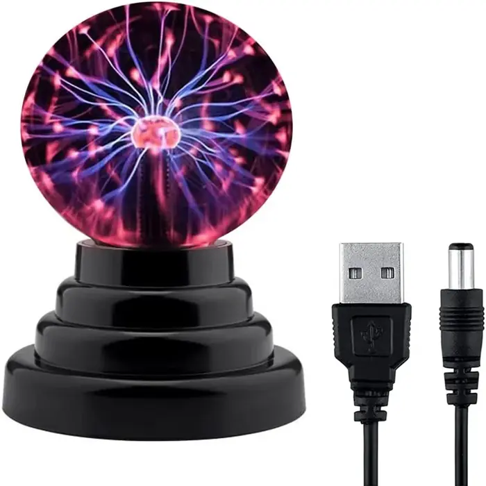 Image de Lampe Boule de Plasma Magique - Veilleuse LED Tactile