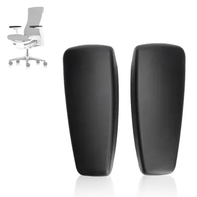 Image de Coussinets de Bras de Remplacement pour Chaise Herman Miller Embody - Noir