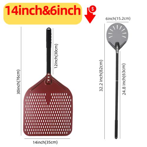6 14inch rosso set