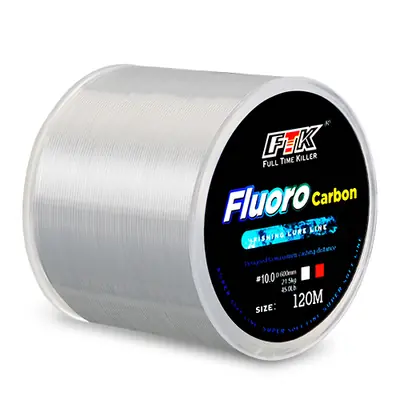 Ligne de Pêche Fluorocarbone 120m - Résistante & Invisible