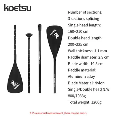 Image de Pagaie SUP Bidirectionnelle en Aluminium - Légère & Durable