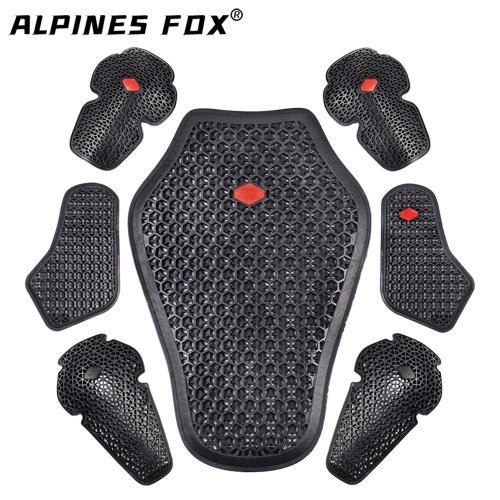 Imagen de Almohadillas Protectoras Universales para Hombros, Codos y Pecho para Chaqueta de Motocicleta - Armadura de Inserción Suave Aprobada por la CE