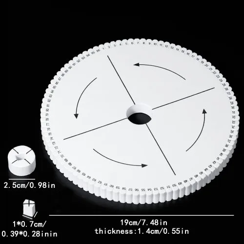 19 cm rond-vierkant