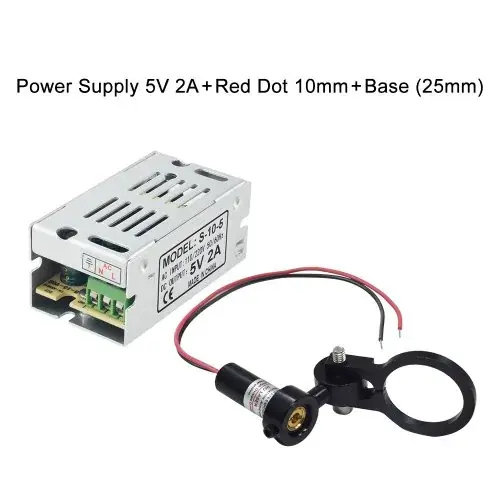 Rood stip voeding 25mm