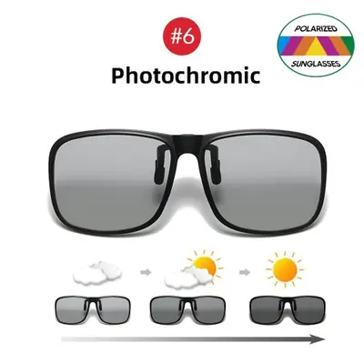 Image de Lunettes de Soleil Polarizées Rabattables pour Conduite