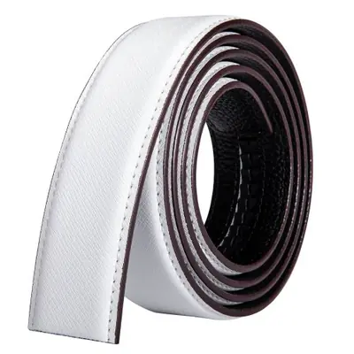 Image de Ceinture Homme Cuir Véritable Sans Boucle - 3.5 cm