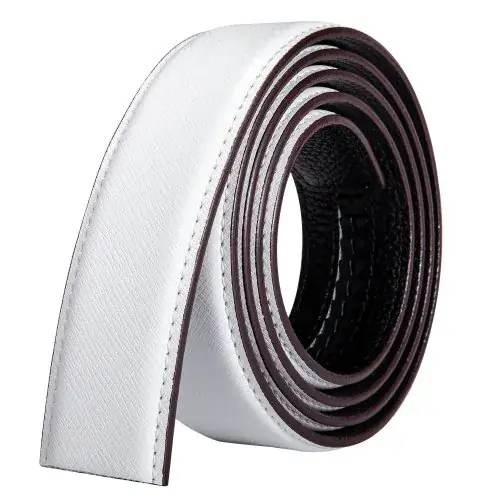 Image de Ceinture Homme Cuir Véritable Sans Boucle - 3.5 cm