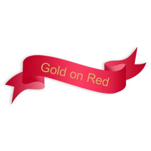 Gold auf Rot