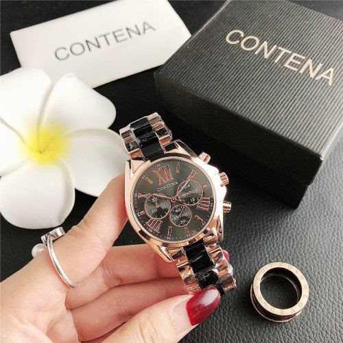 Image de Montre Femme Luxe Acier - Élégance & Style