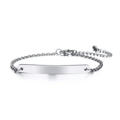 Image de Bracelet personnalisé élégant en acier inoxydable
