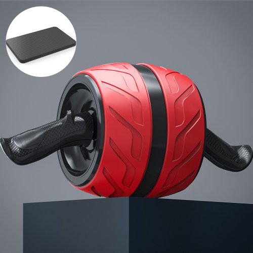Imagen de Rodillo Ab de Rebote con Rueda para Entrenamiento de Abdominales y Alfombrilla para Rodillas – Equipo de Fitness Completo para Gimnasio en Casa