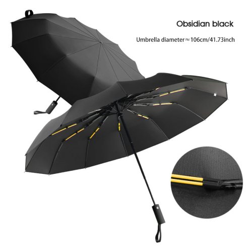 Image of Reinforced 24-Bone Umbrella, Men's Business Strong And Durable Wind-resistant Umbrella, Anti-UV Sunscreen Umbrella Women's Sunny
