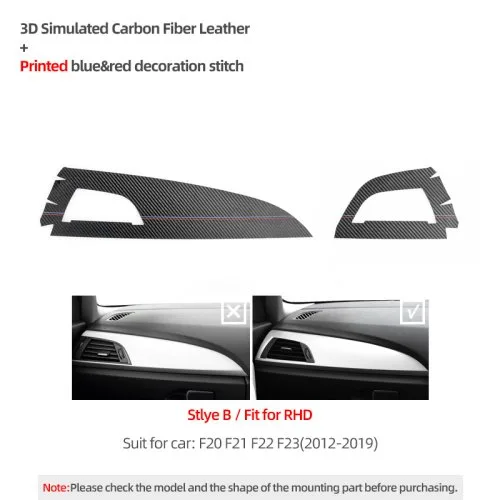 Koolstof leer B rhd