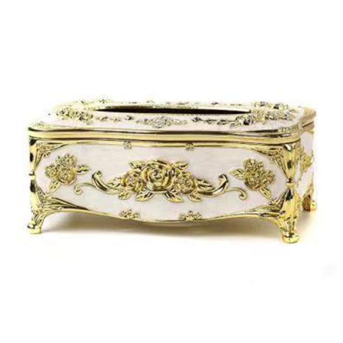 Image of European tissue box, high-end hotel restaurant napkin extraction box, kitchen and living room tabletop tissue storage box