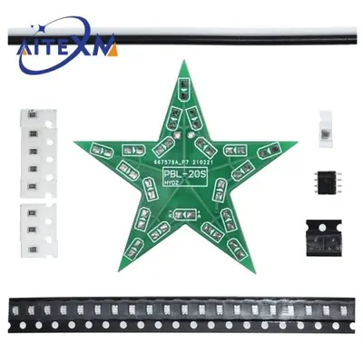 Image de Kit Bricolage Étoile LED Respirante - Soudage & Noël
